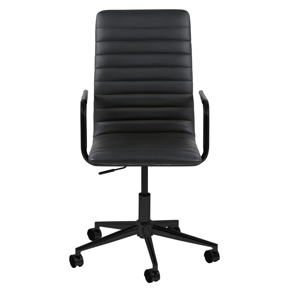 Fotel biurowy Winslow czarny/czarny - ACTONA